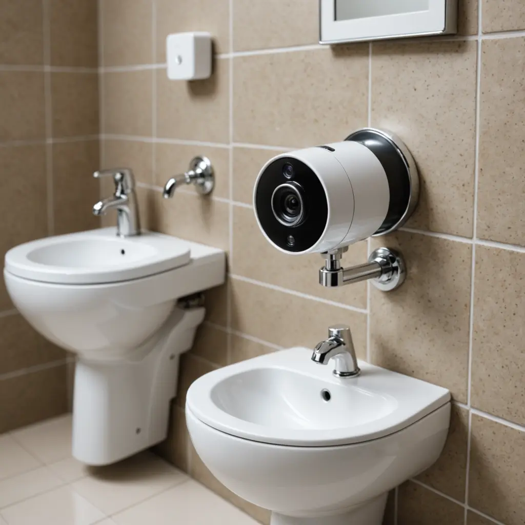 Illustration for Risks of Hidden Spy Cameras in the Bathroom