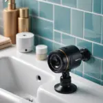 Illustration for Risks of Installing an Invisible Micro Spy Camera in Your Bathroom