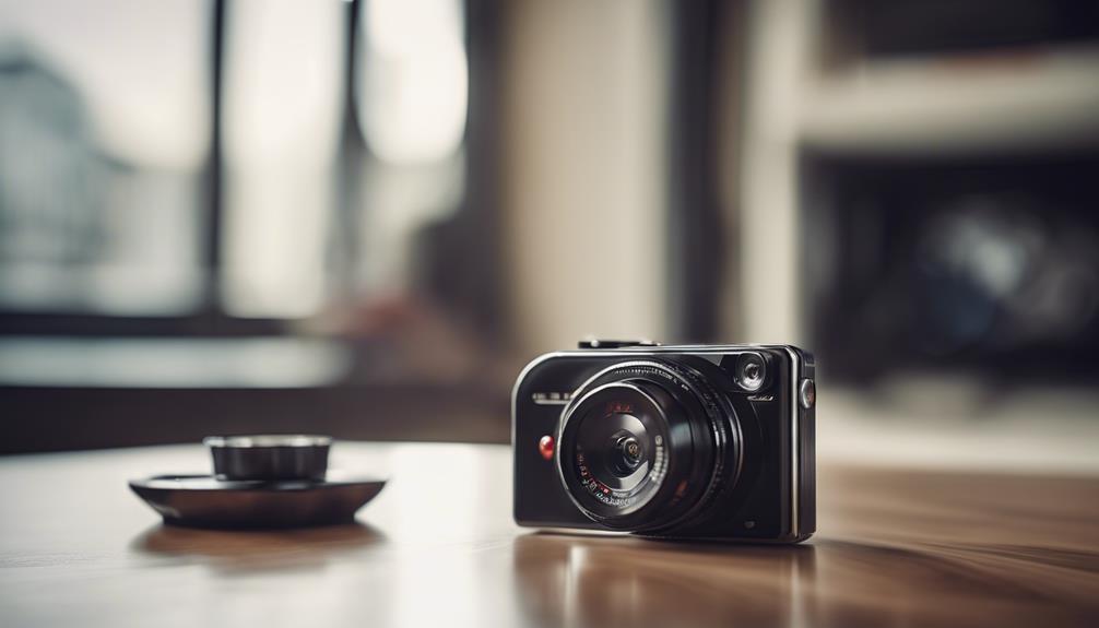 clock camera with wide angle