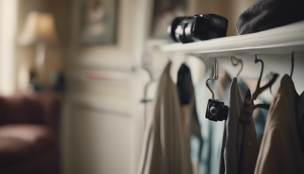 clothes hook camera versatility