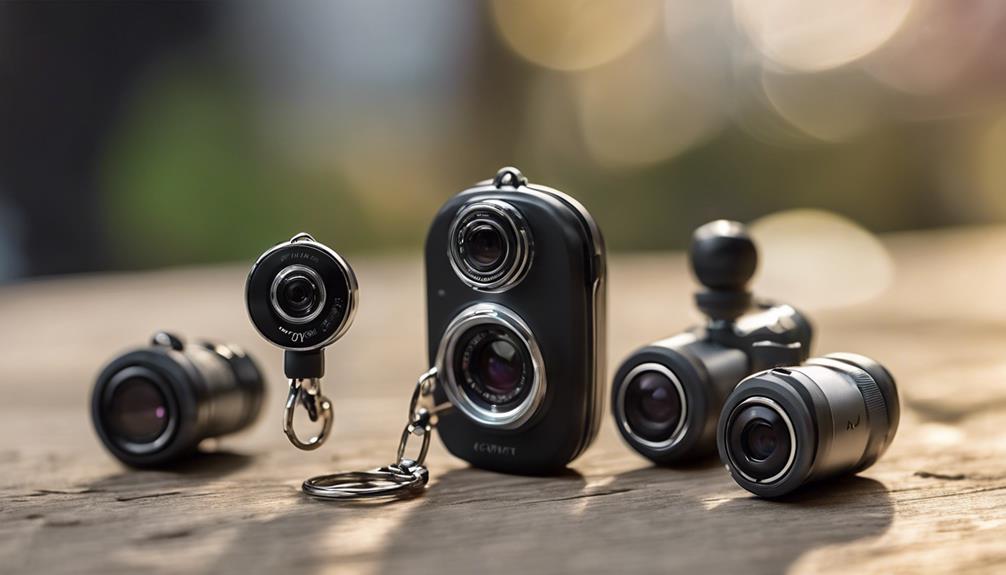 compact keychain camera system