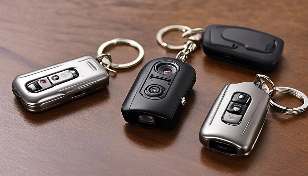 compact spy camera keychain