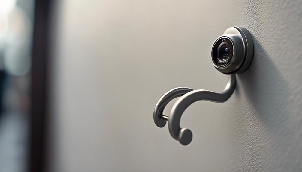 covert surveillance with coat hook