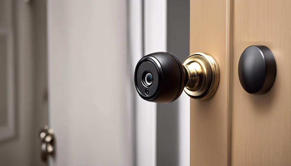 door knob spy cameras