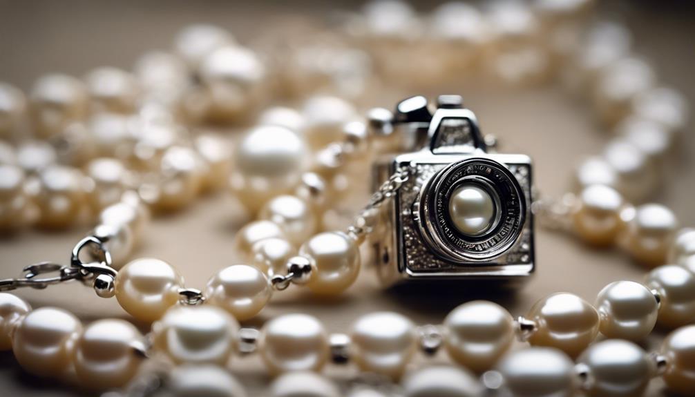 elegant pearl spy necklace