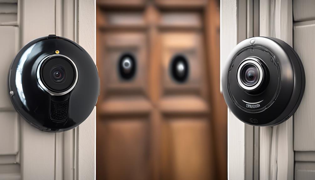 front door spy cameras