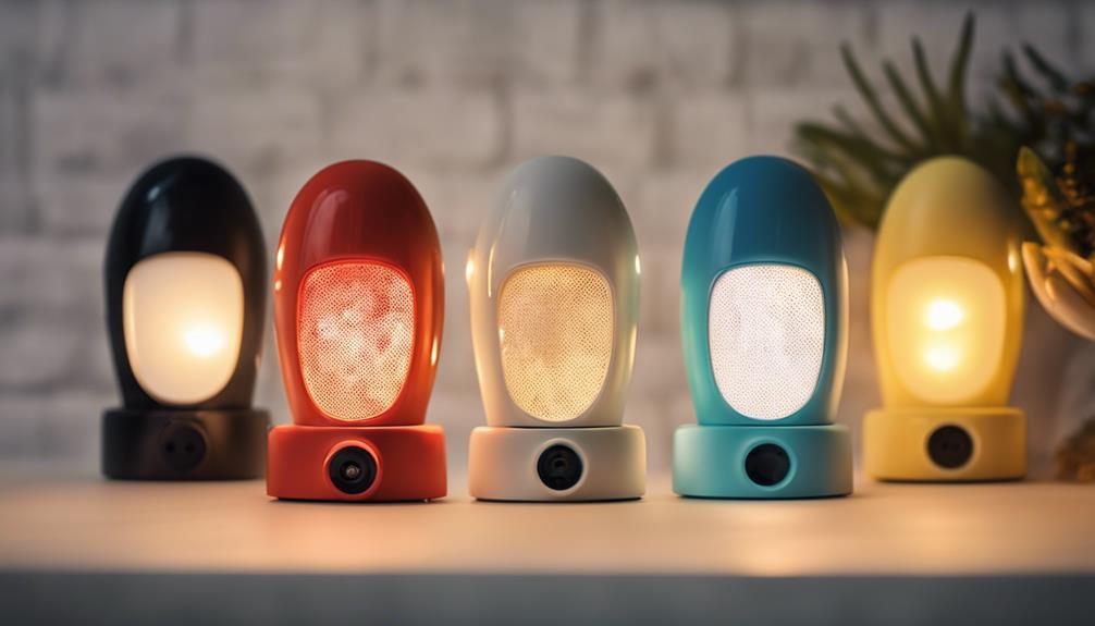 night light spy cameras