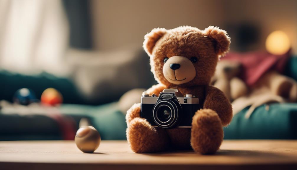 plush toy with camera