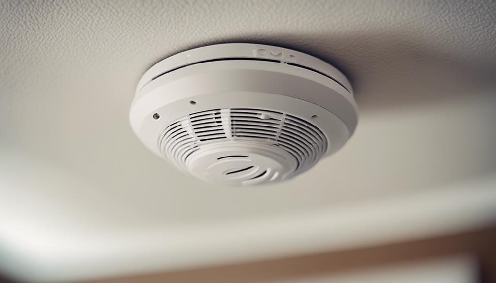 smoke detector with hidden camera