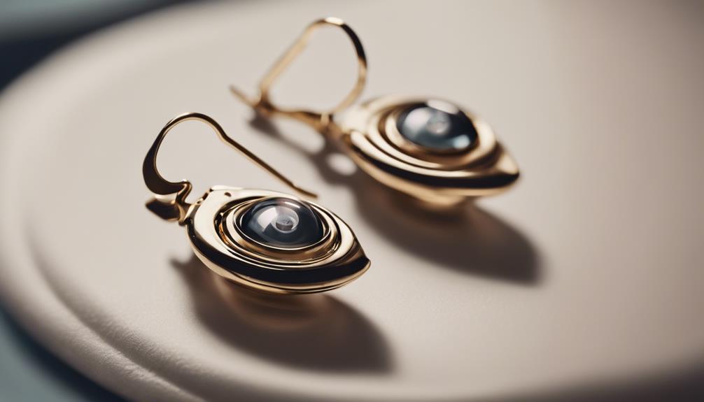 spy camera earrings collection