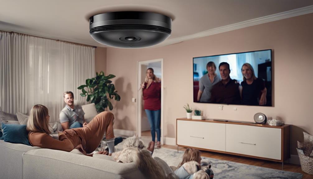 spy camera in smoke detector