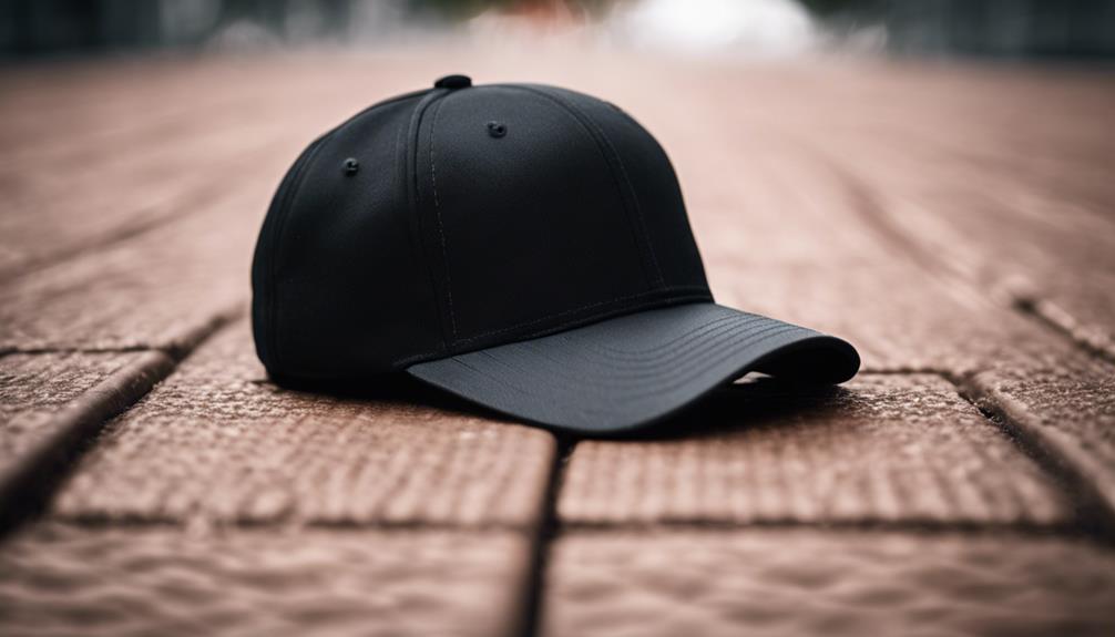 stylish black baseball cap