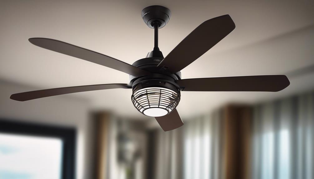 surveillance ceiling fan design