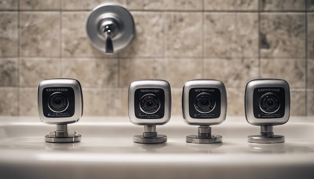 surveillance in the shower