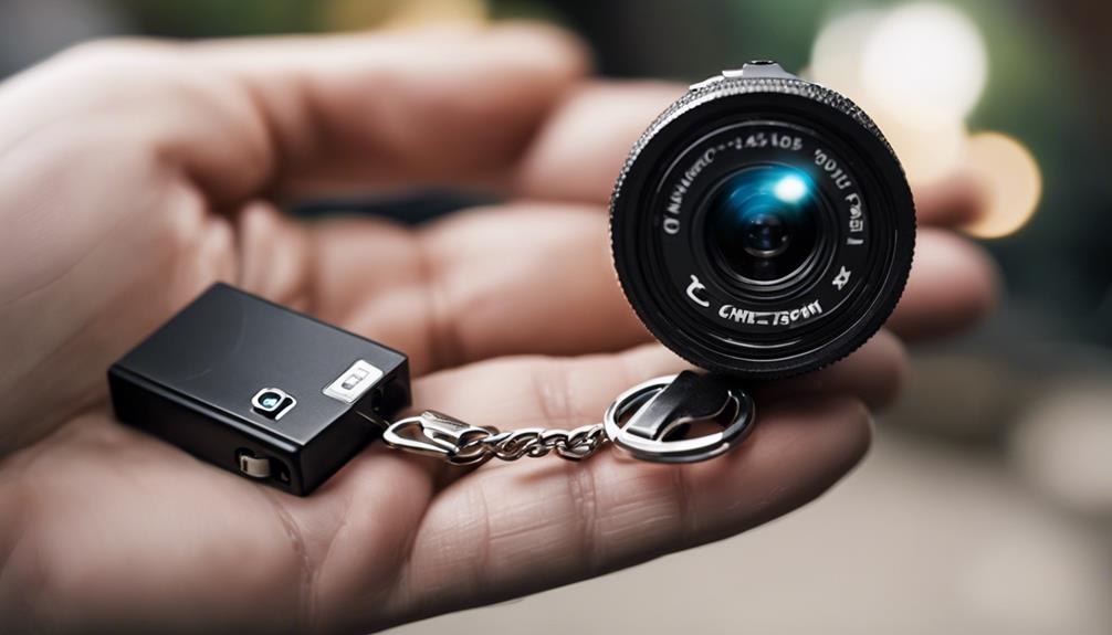 tiny camera on keychain