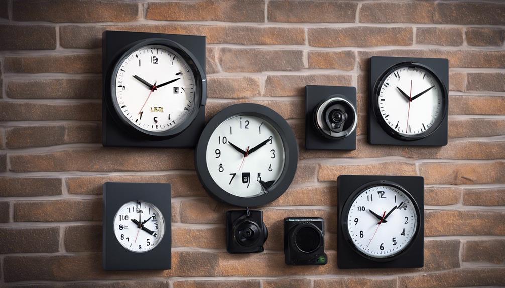 wall clock spy cameras