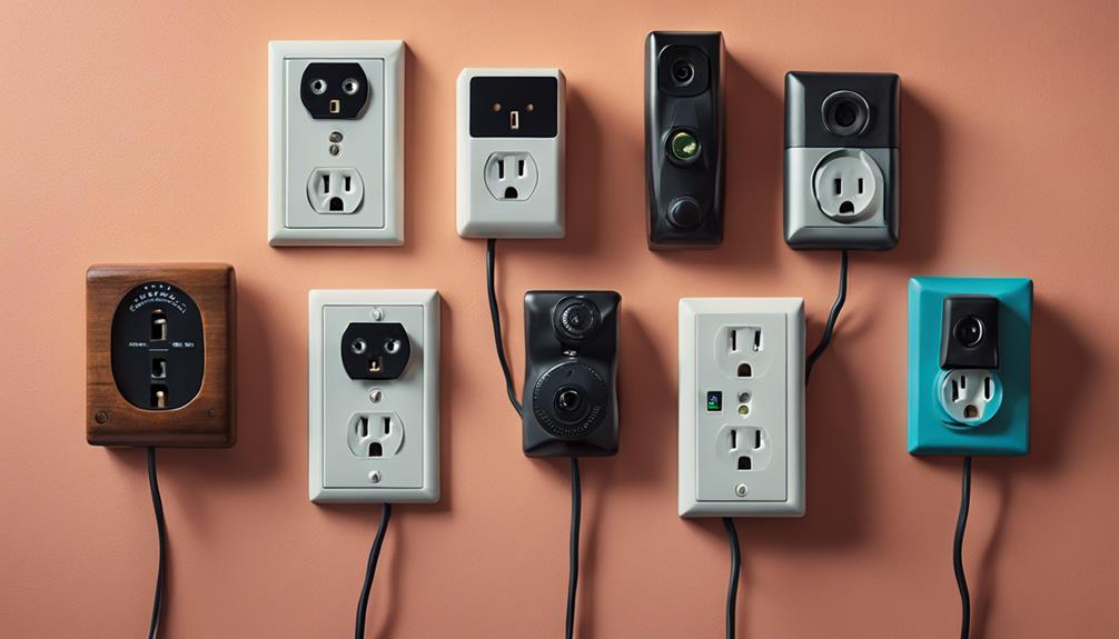 wall outlet spy cameras