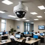 Illustration for Office Security Camera