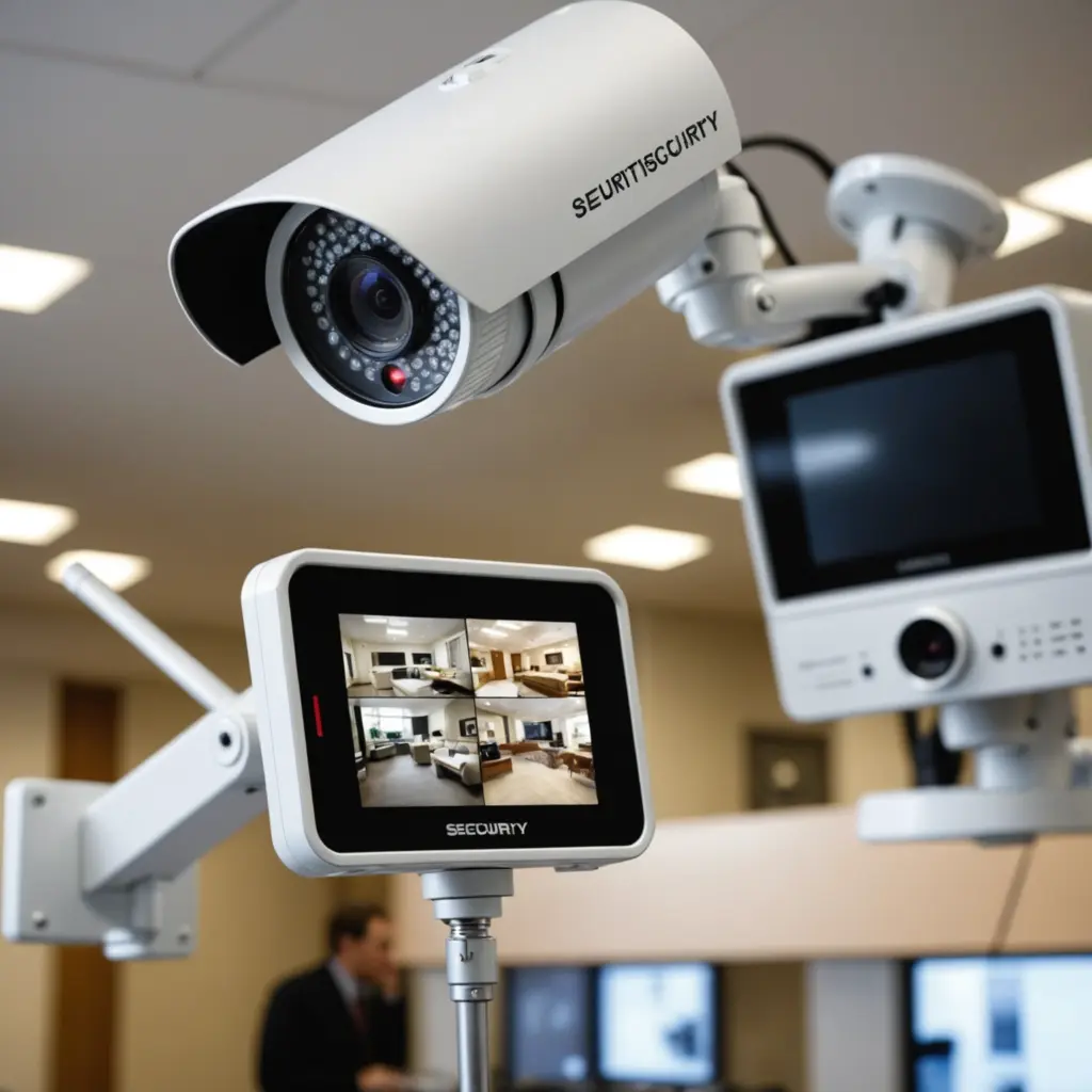 Illustration for Security Camera With Monitor